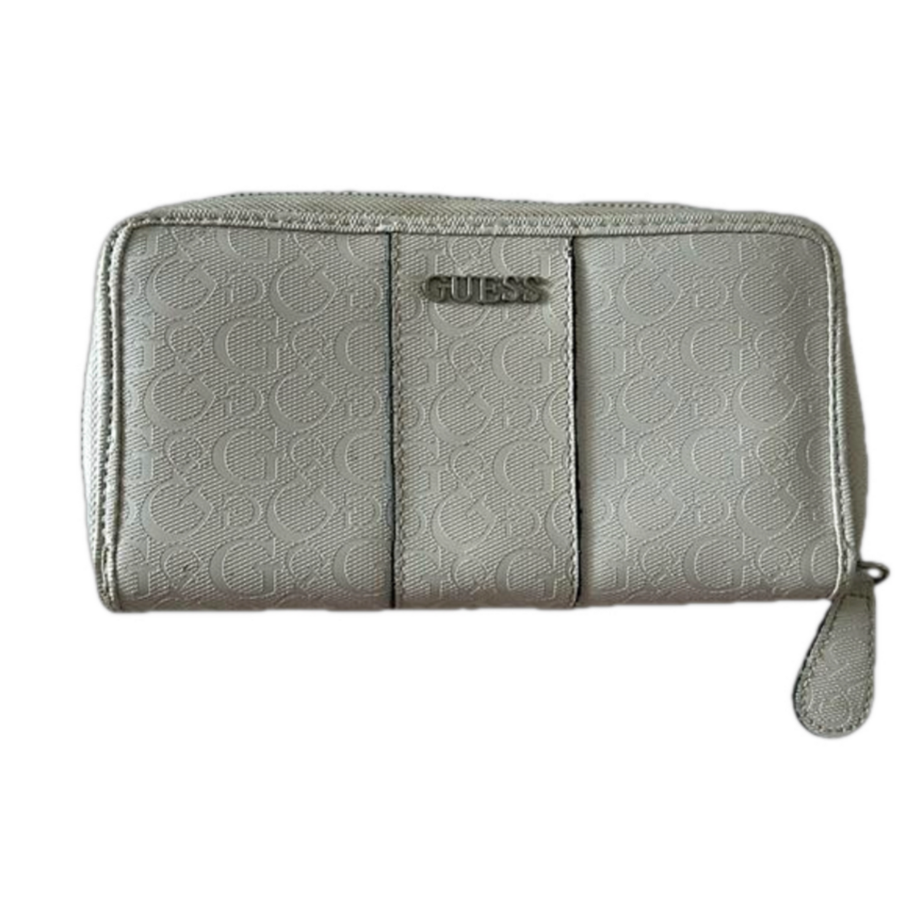 Guess White Wallet
